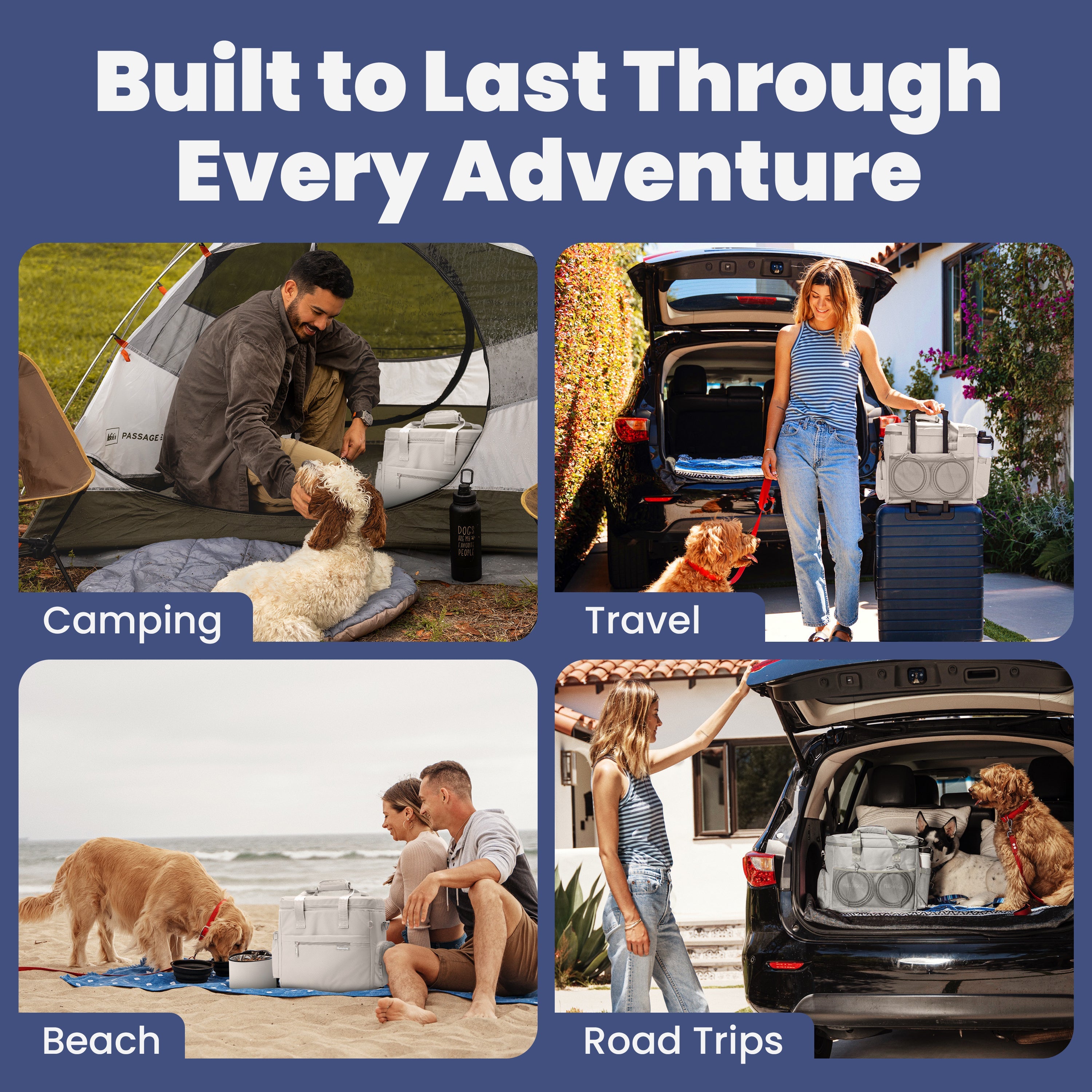 The Original Doggy Bag™ – Dog Travel Bag with Bowls & Food Containers | Rubyloo