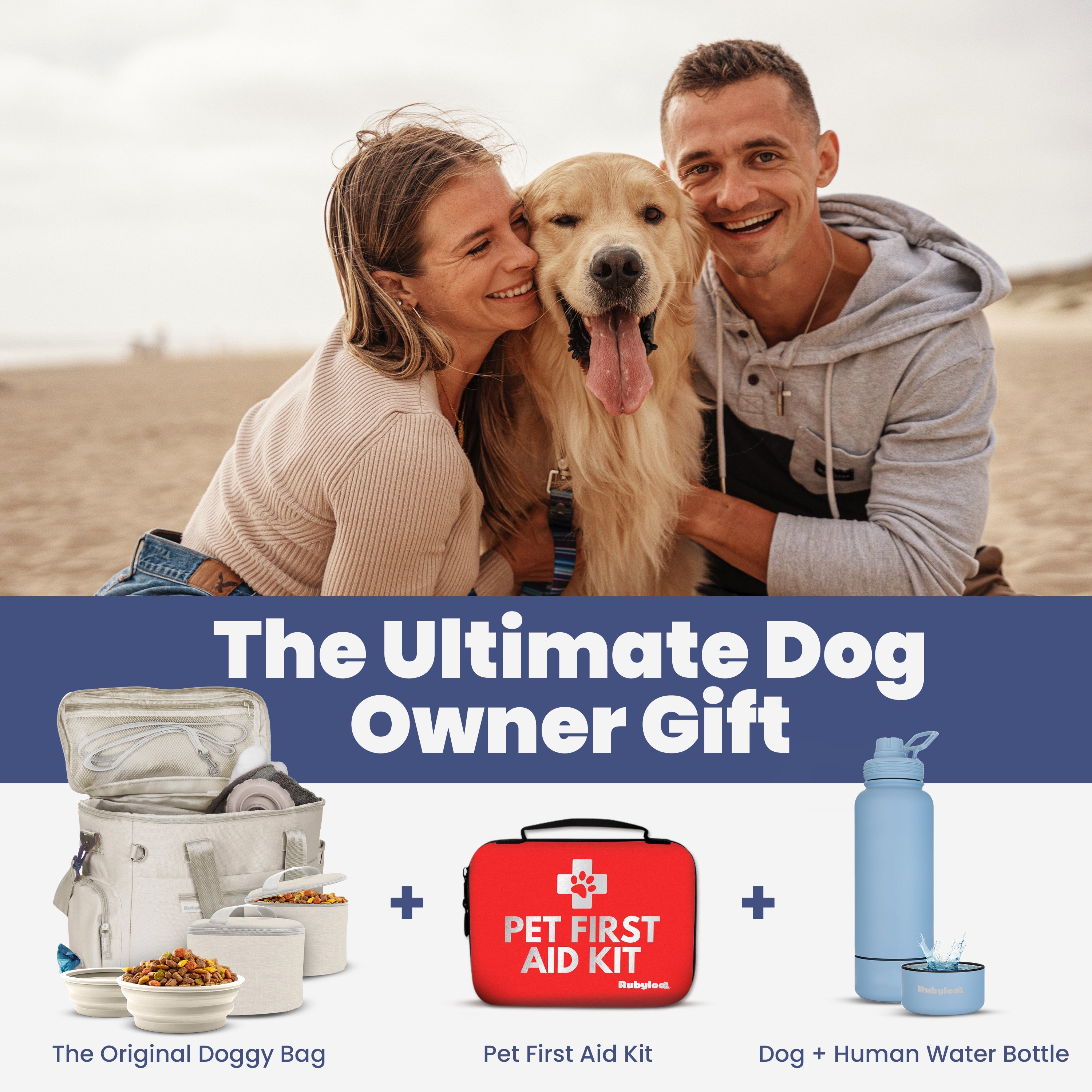 The Original Doggy Bag™ – Dog Travel Bag with Bowls & Food Containers | Rubyloo