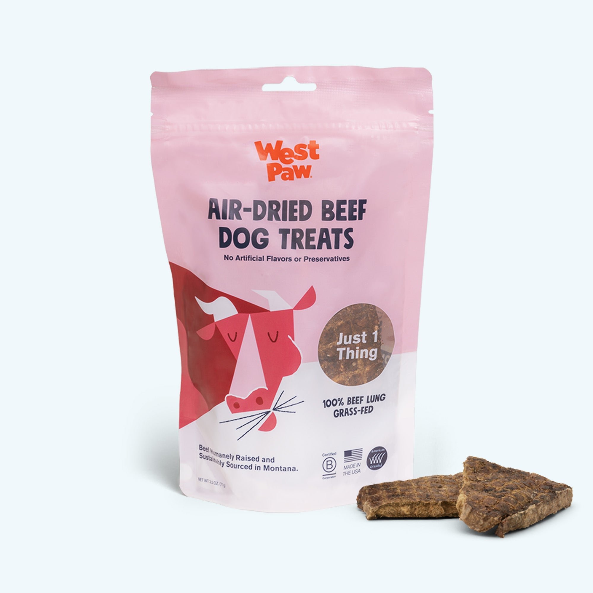 West Paw Beef Lung Dog Treats