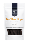 Beef Liver Jerky Strips, 5 oz – Single Ingredient Dog Treat | The Pet Gourmet