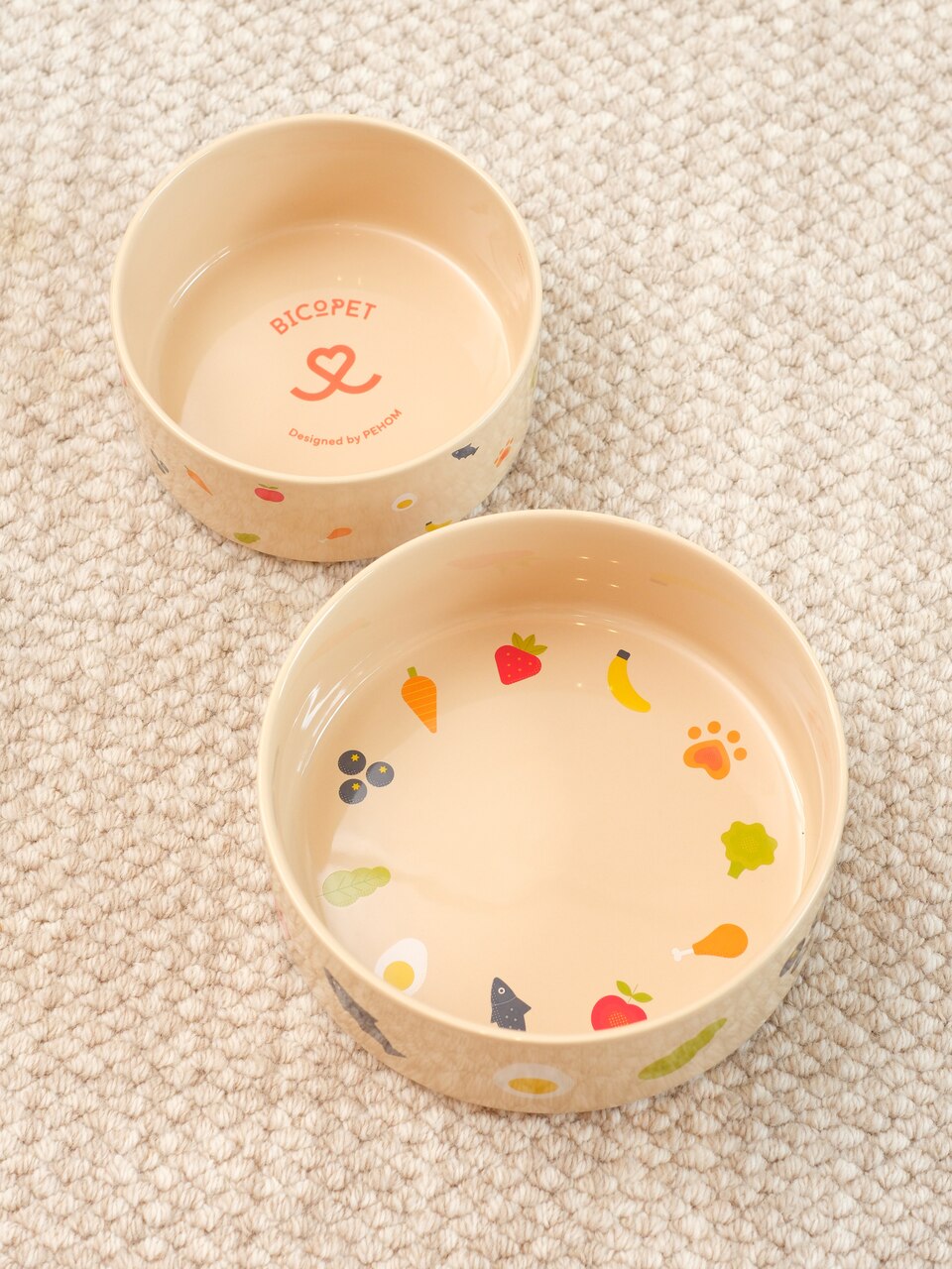 Nomnom Ceramic Dog Bowl – Food-Grade Stoneware, Non-Slip, Dishwasher Safe