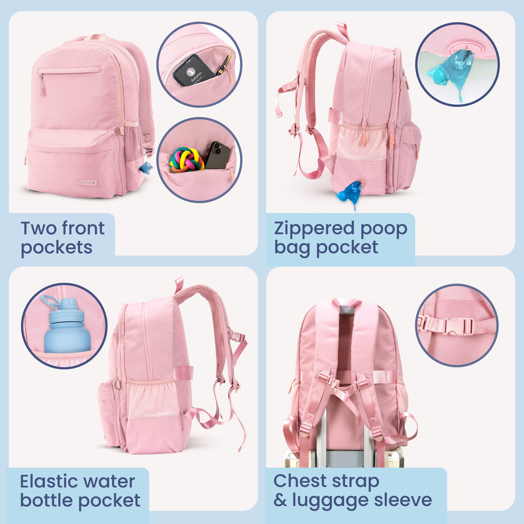 The Original Doggy Bag™ Backpack – Dog Travel Backpack with Bowls & Storage | Rubyloo