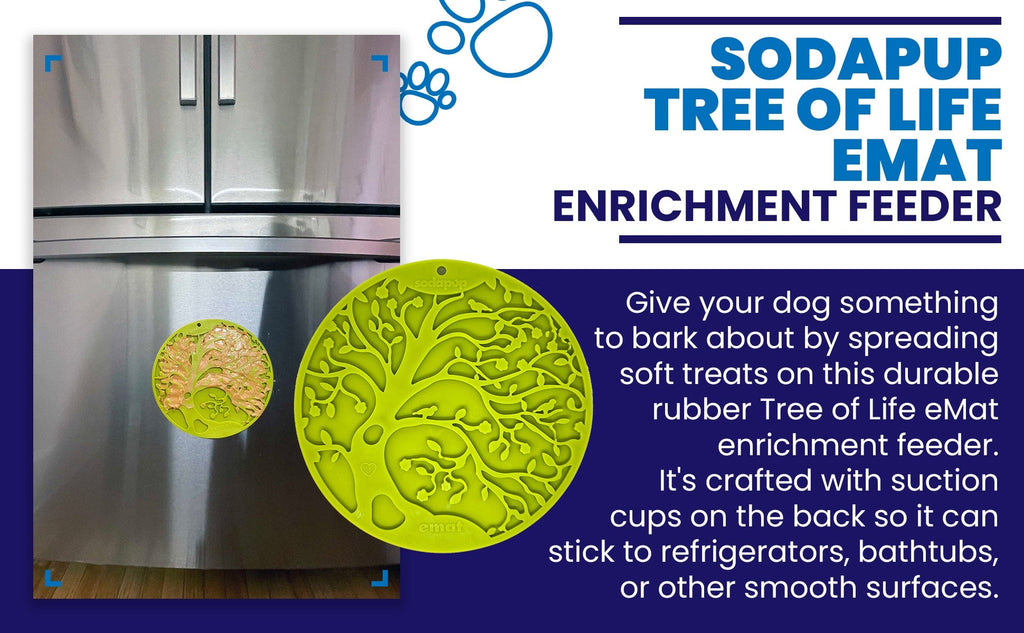 Tree of Life eMat Enrichment Lick Mat with Suction Cups | USA Made