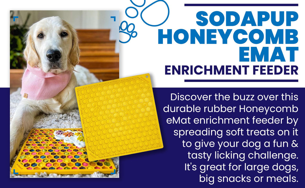 Honeycomb eMat Enrichment Lick Mat for Dogs | USA Made
