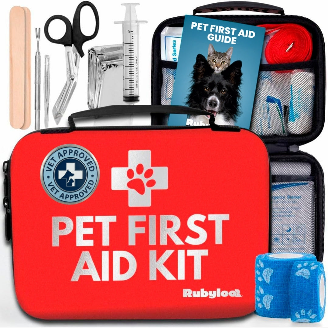 Pet First Aid Kit for Dogs & Cats – Vet-Approved Essentials | Rubyloo