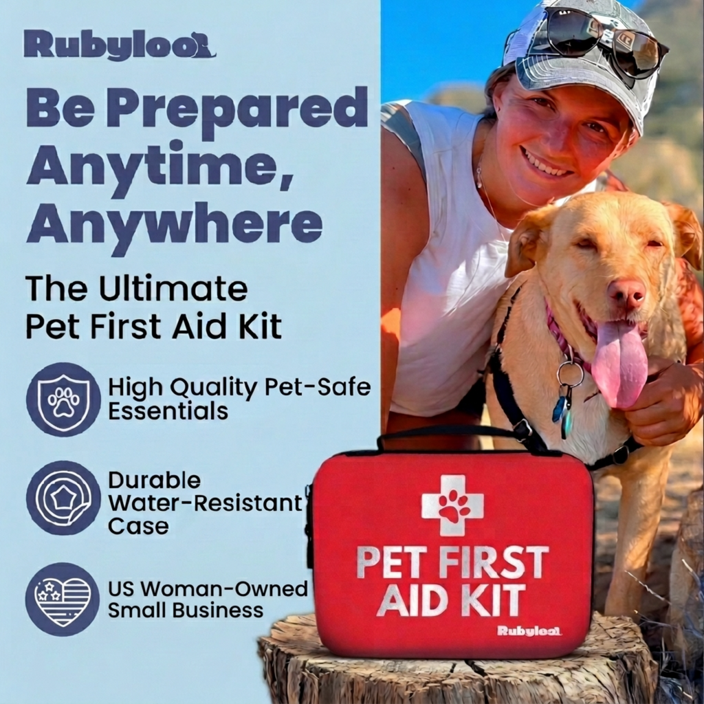 Pet First Aid Kit for Dogs & Cats – Vet-Approved Essentials | Rubyloo