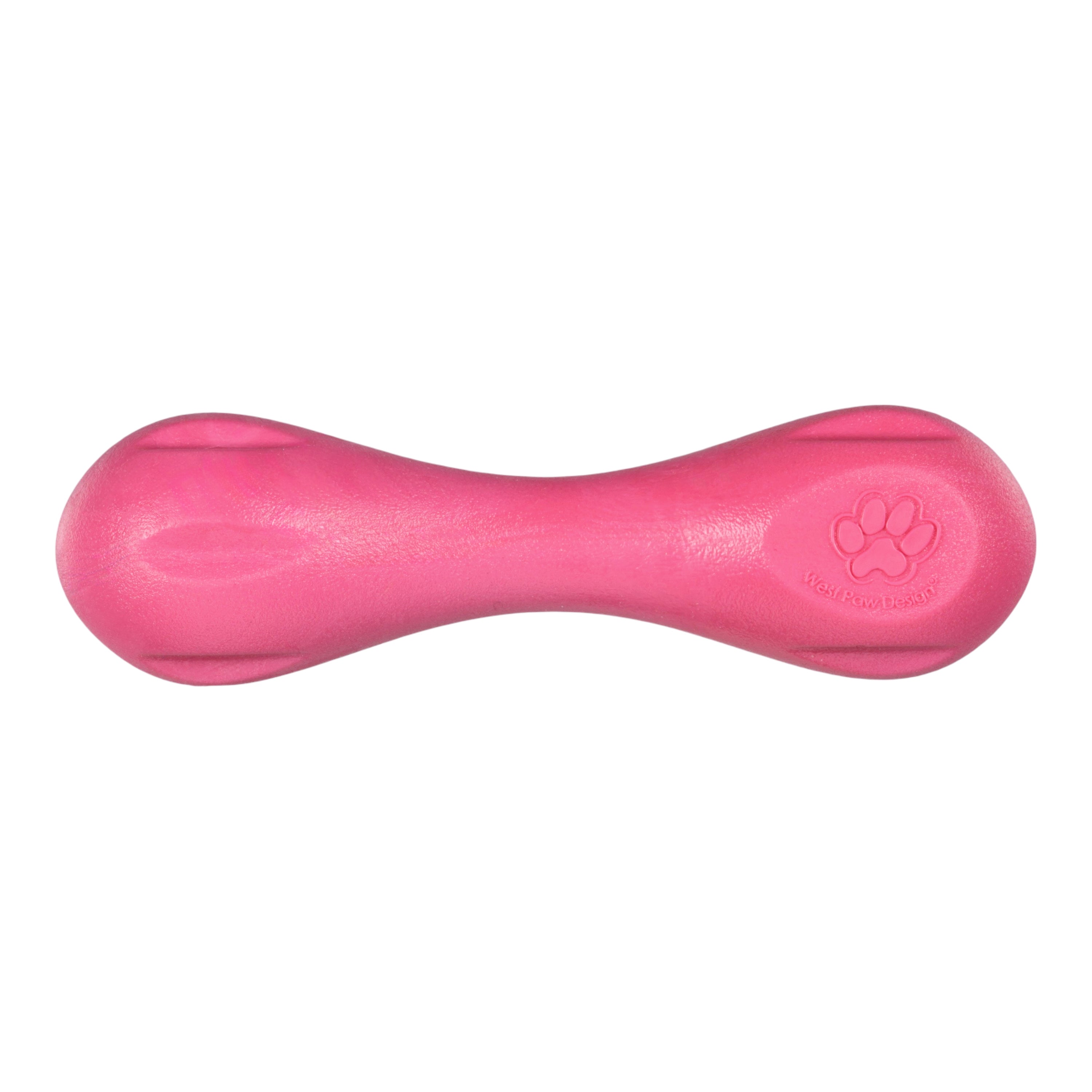 West Paw Hurley Puppy Dog Bone Chew Toy — Geranium