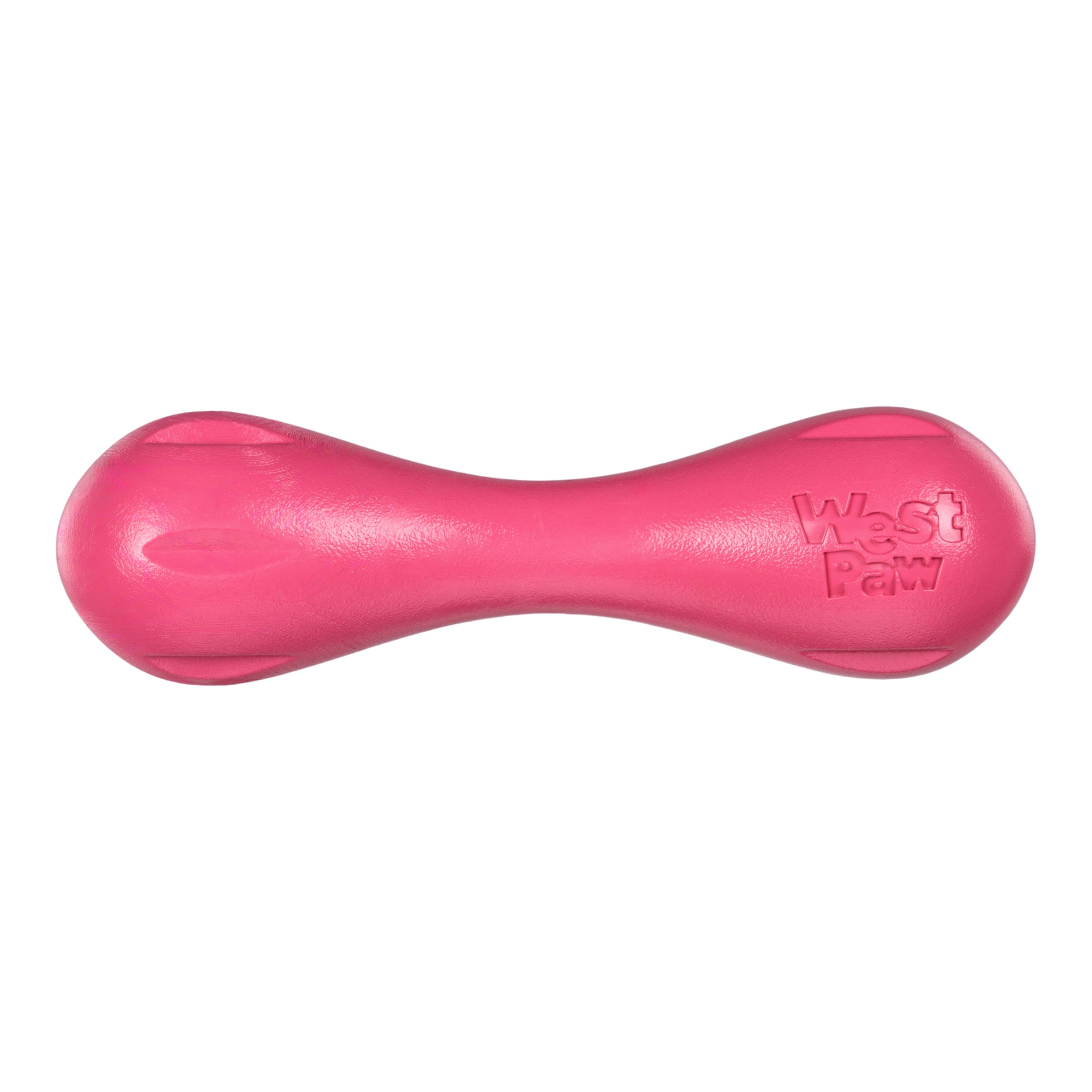 West Paw Hurley Puppy Dog Bone Chew Toy — Geranium