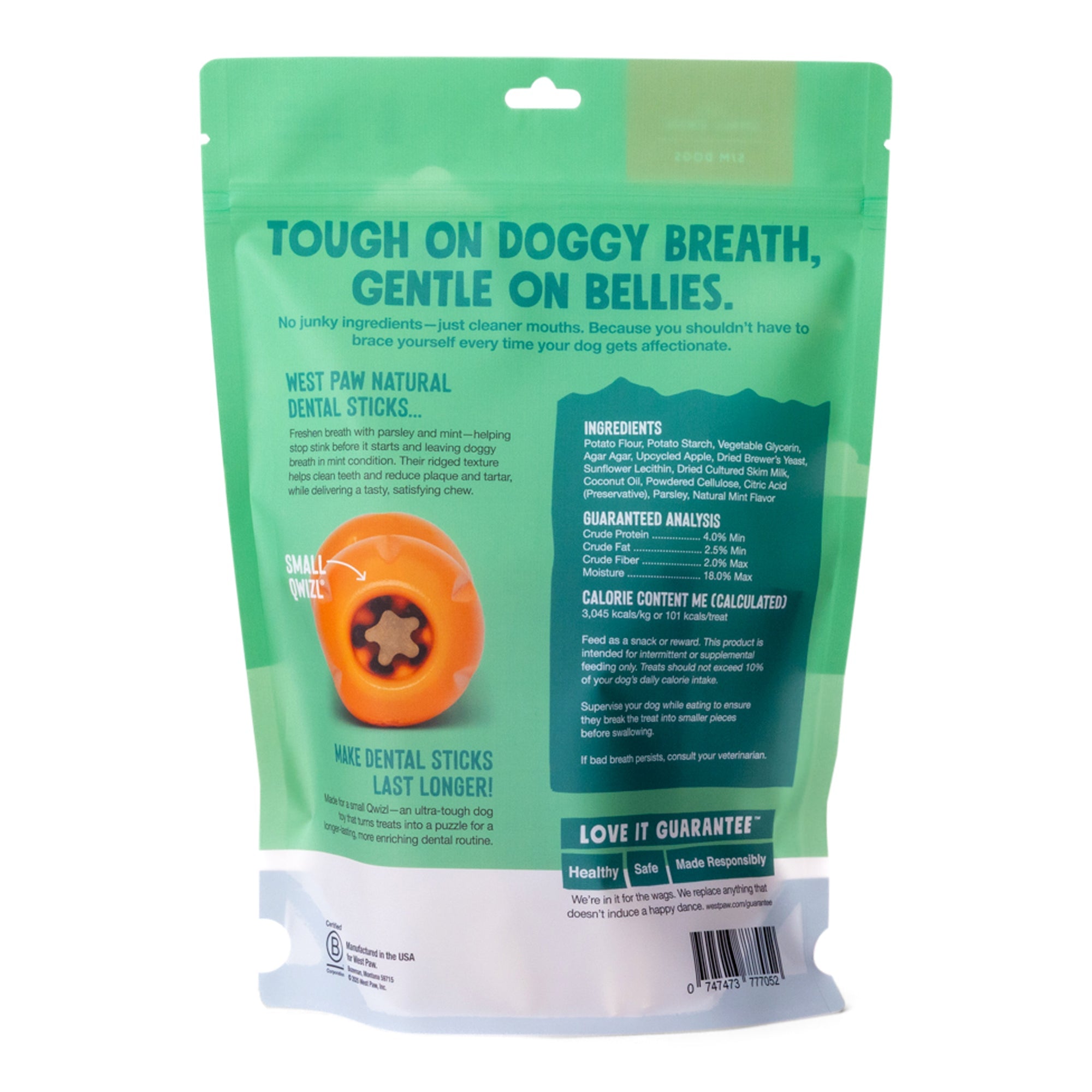 West Paw Natural Dental Sticks for Dogs – Small