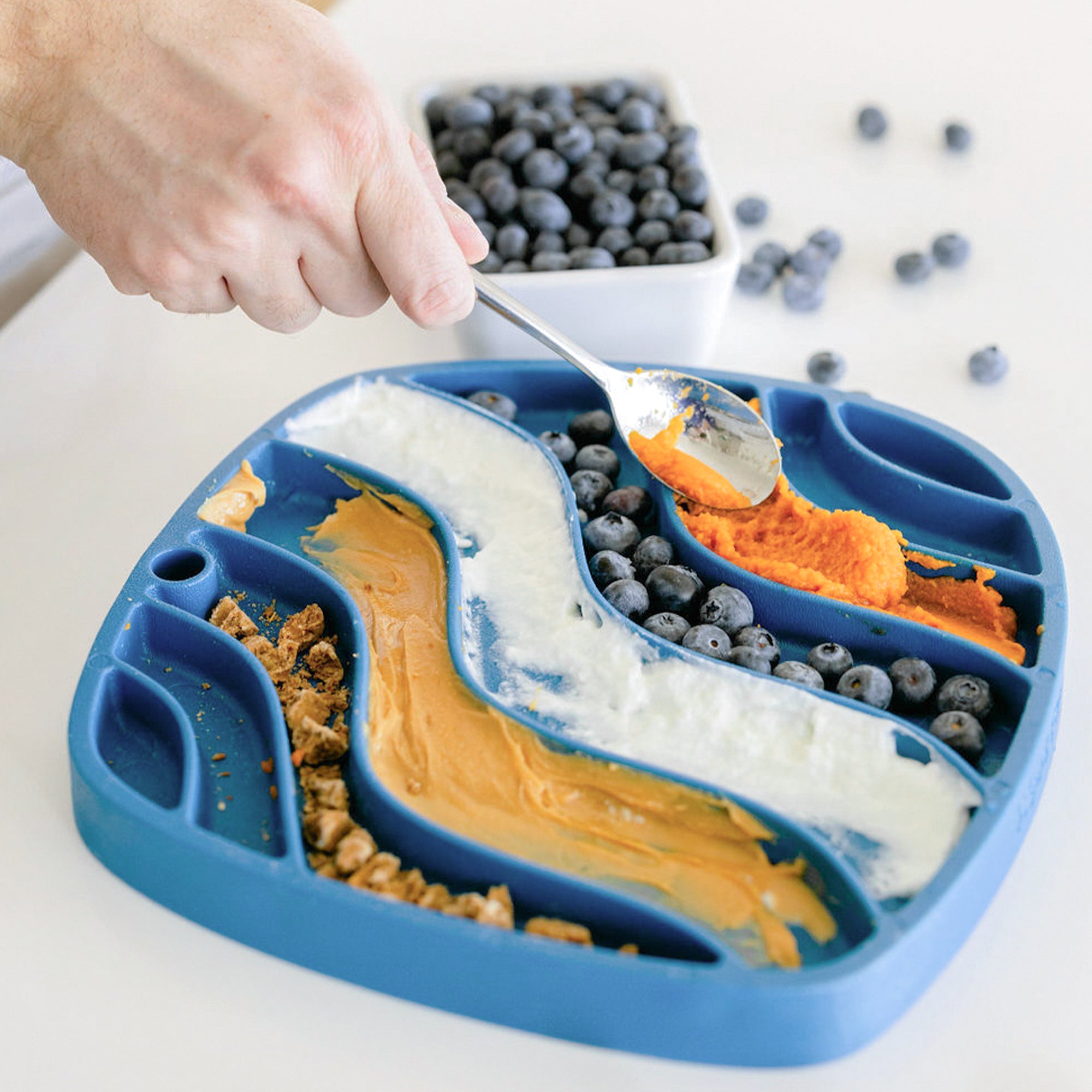 West Paw Waves Feast Mat – Slow Feeder Lick Mat for Dogs
