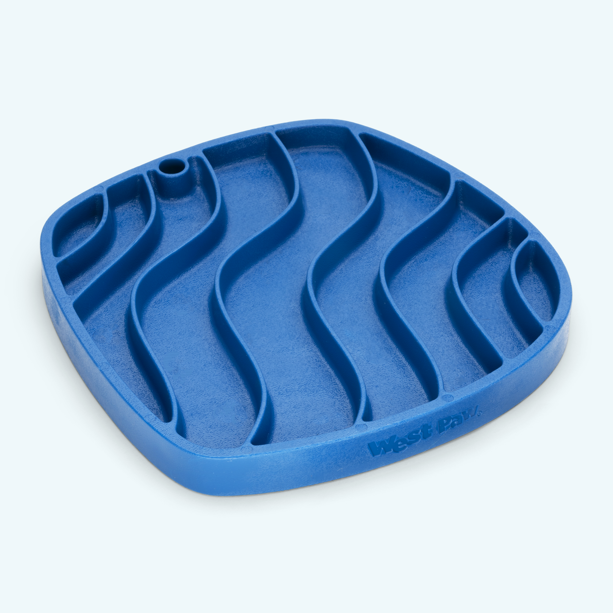 West Paw Waves Feast Mat – Slow Feeder Lick Mat for Dogs