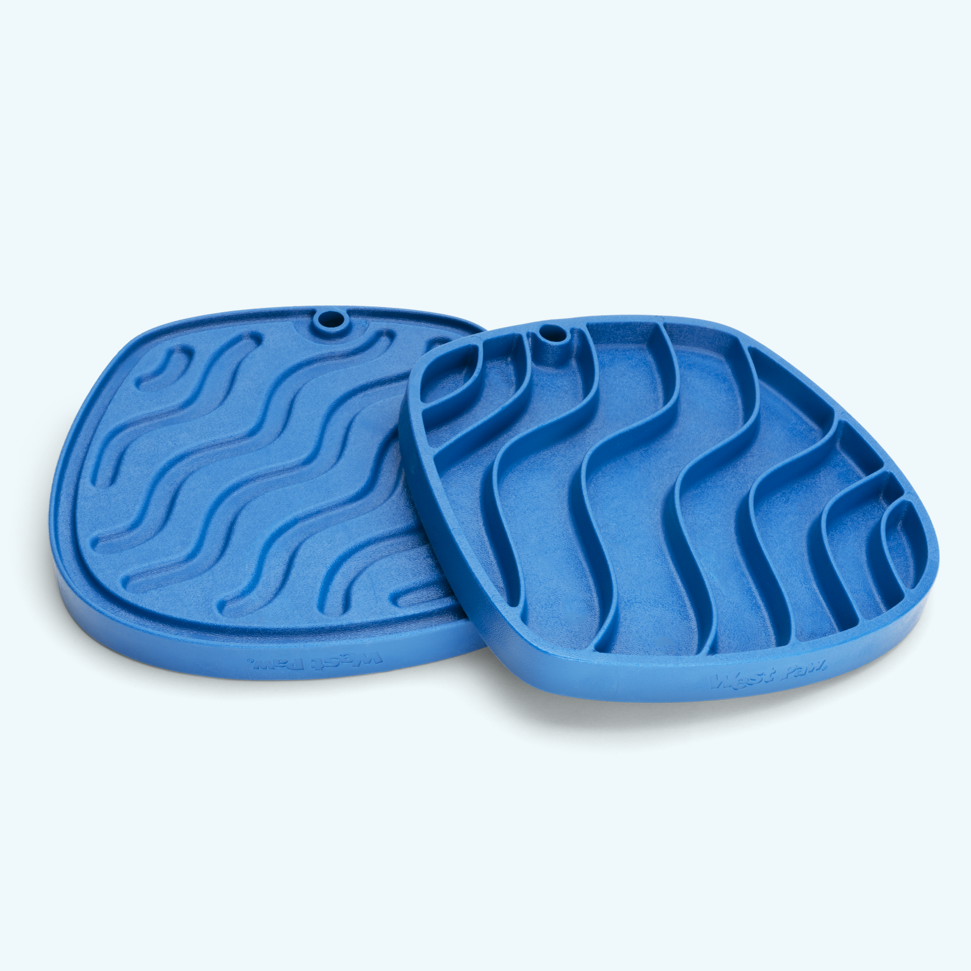 West Paw Waves Feast Mat – Slow Feeder Lick Mat for Dogs