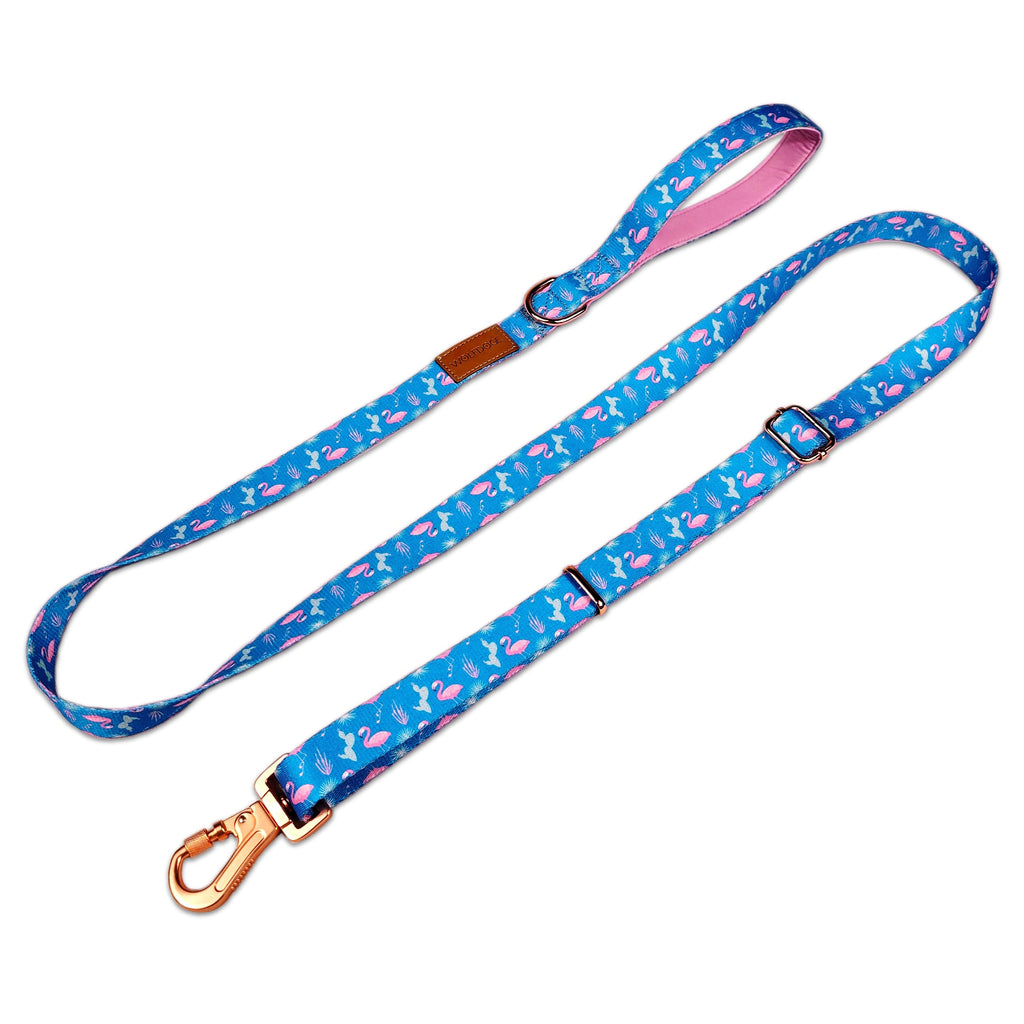 Wolfdoge Flamingo Fiesta Dog Leash – Leashes | Doggo Dream Shop