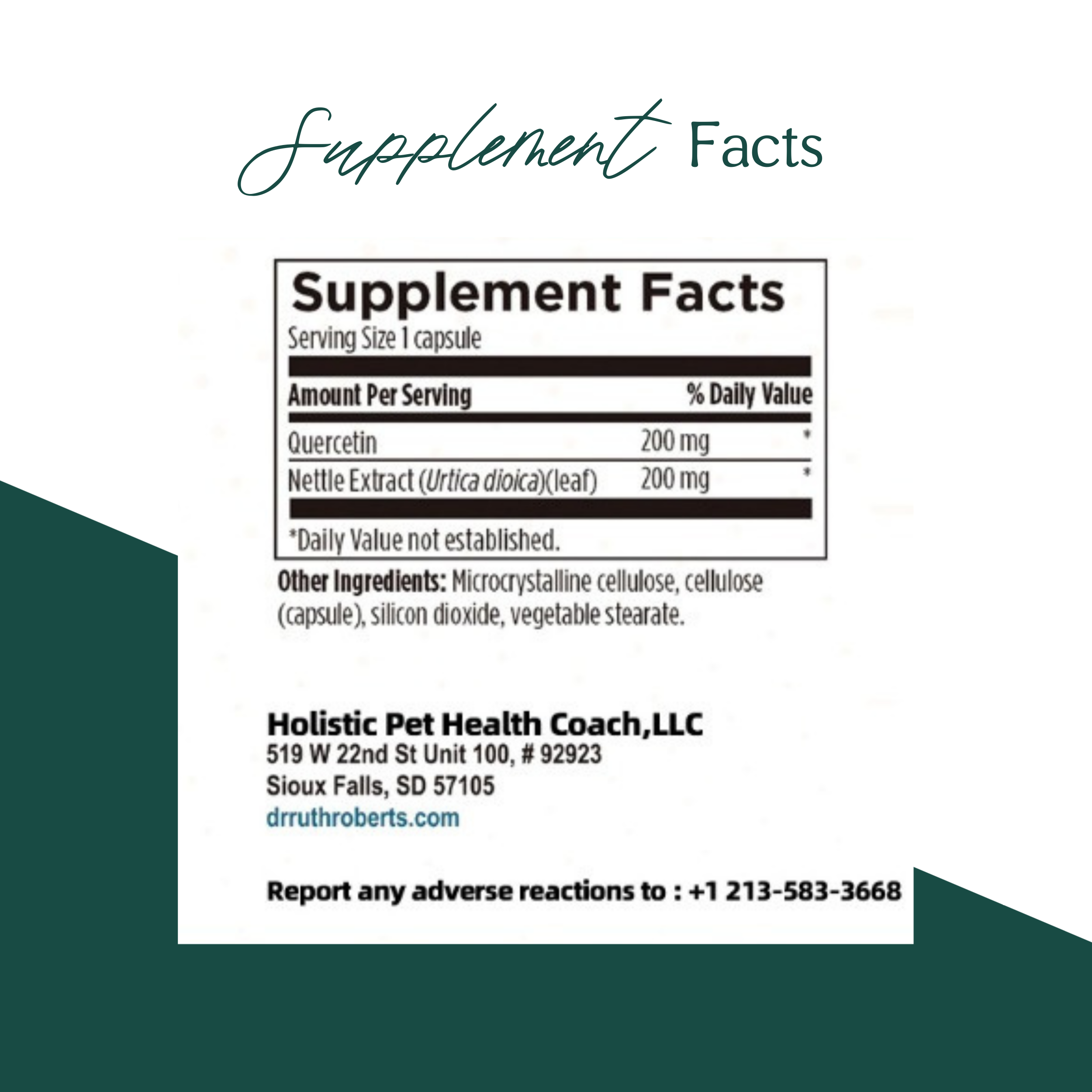 Hista Paws – Quercetin & Nettle Allergy Support for Dogs & Cats | Dr. Ruth Roberts