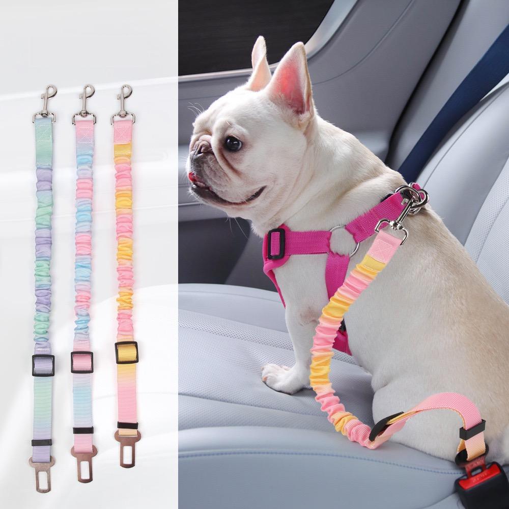 Adjustable Pet Car Seat Belt – Elastic Safety Belt for Dogs | Milou & Lumi