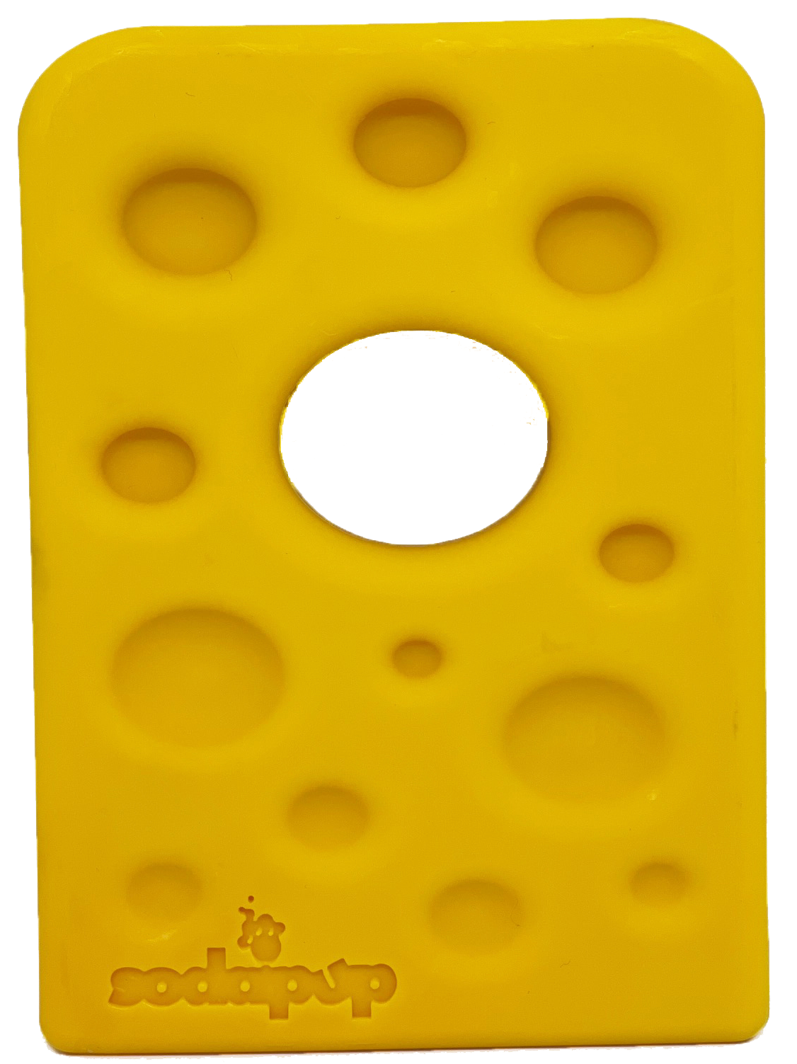 Swiss Cheese Wedge Nylon Dog Chew Toy for Aggressive Chewers | USA Made