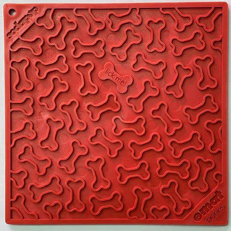 Bones eMat Enrichment Lick Mat for Dogs | USA Made