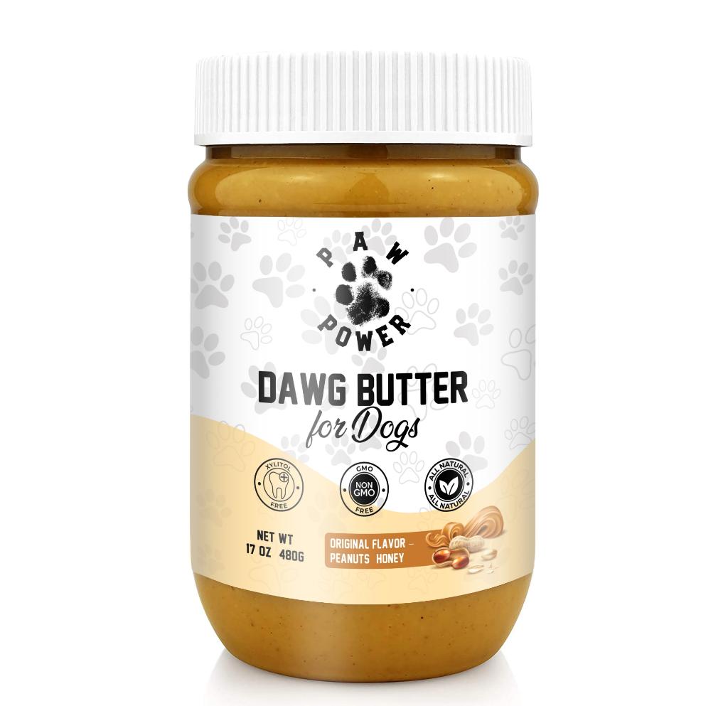 Dawg Butter Original – Dog-Safe Peanut Butter with Honey | Paw Power Nutrition