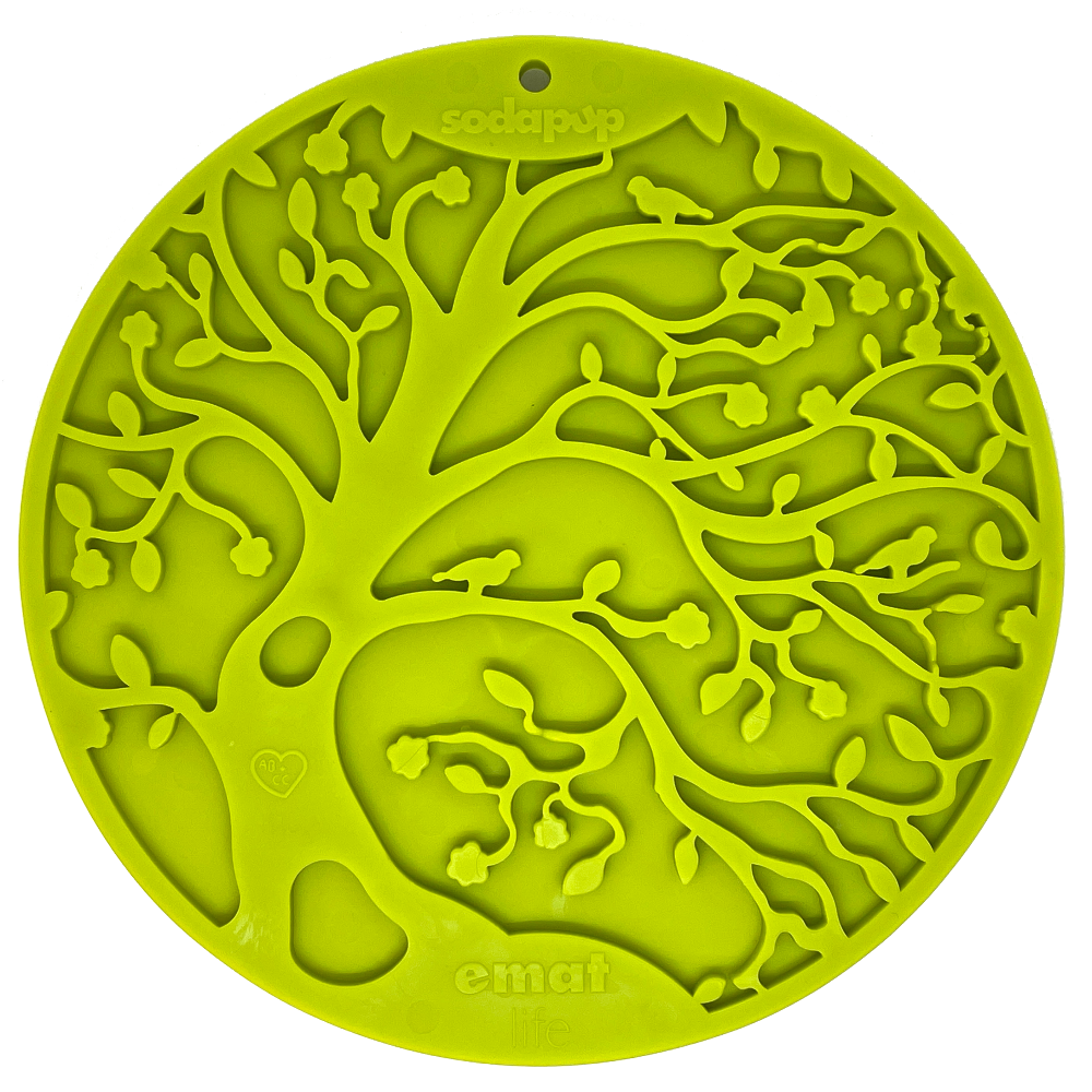 Tree of Life eMat Enrichment Lick Mat with Suction Cups | USA Made
