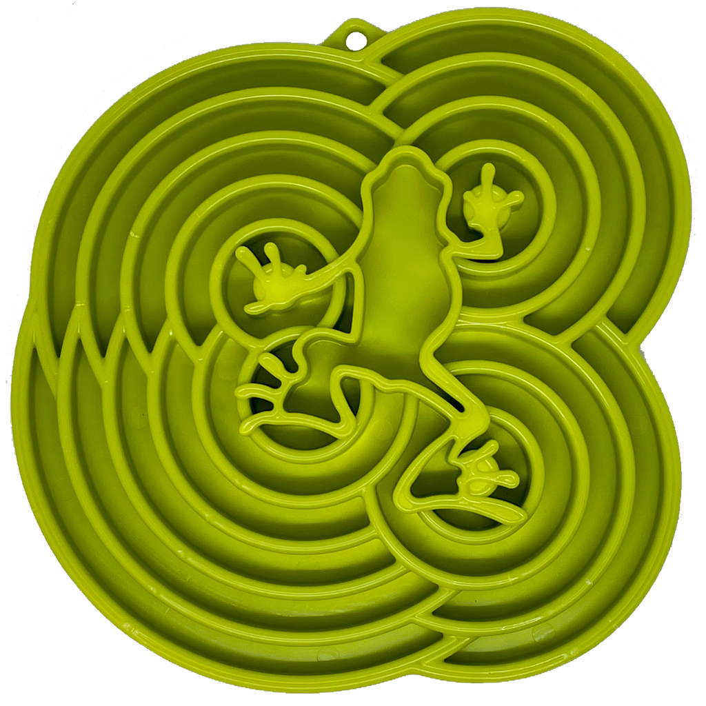 Water Frog eTray Slow Feeder Dog Bowl for Enrichment | USA Made