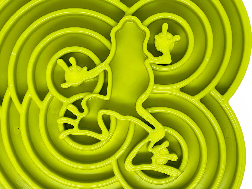 Water Frog eTray Slow Feeder Dog Bowl for Enrichment | USA Made