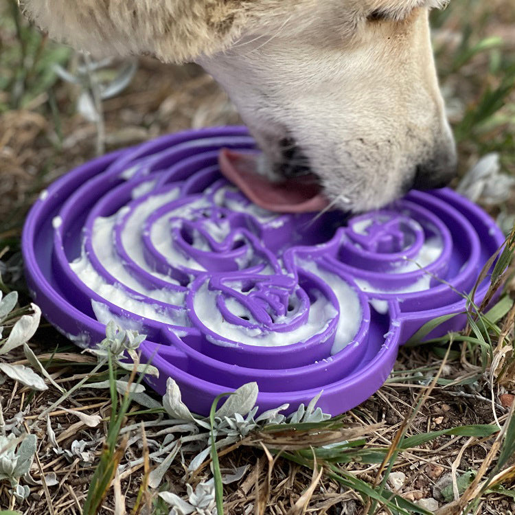 Water Frog eTray Slow Feeder Dog Bowl for Enrichment | USA Made