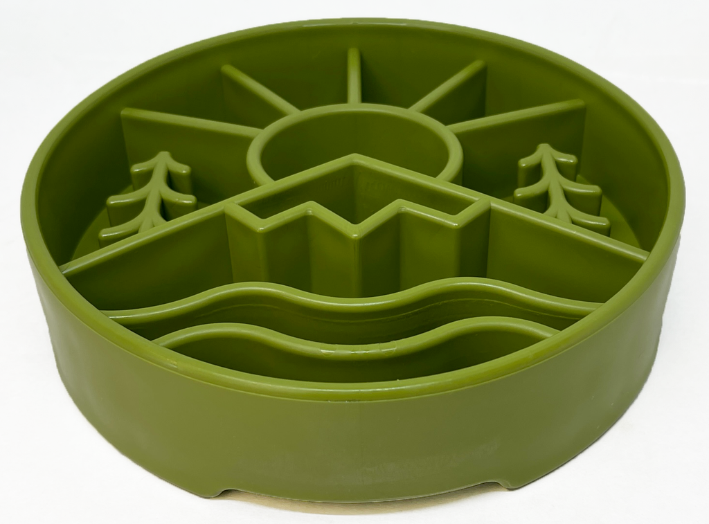 Great Outdoors eBowl difficulty level and size chart — SodaPup slow feeder dog bowl