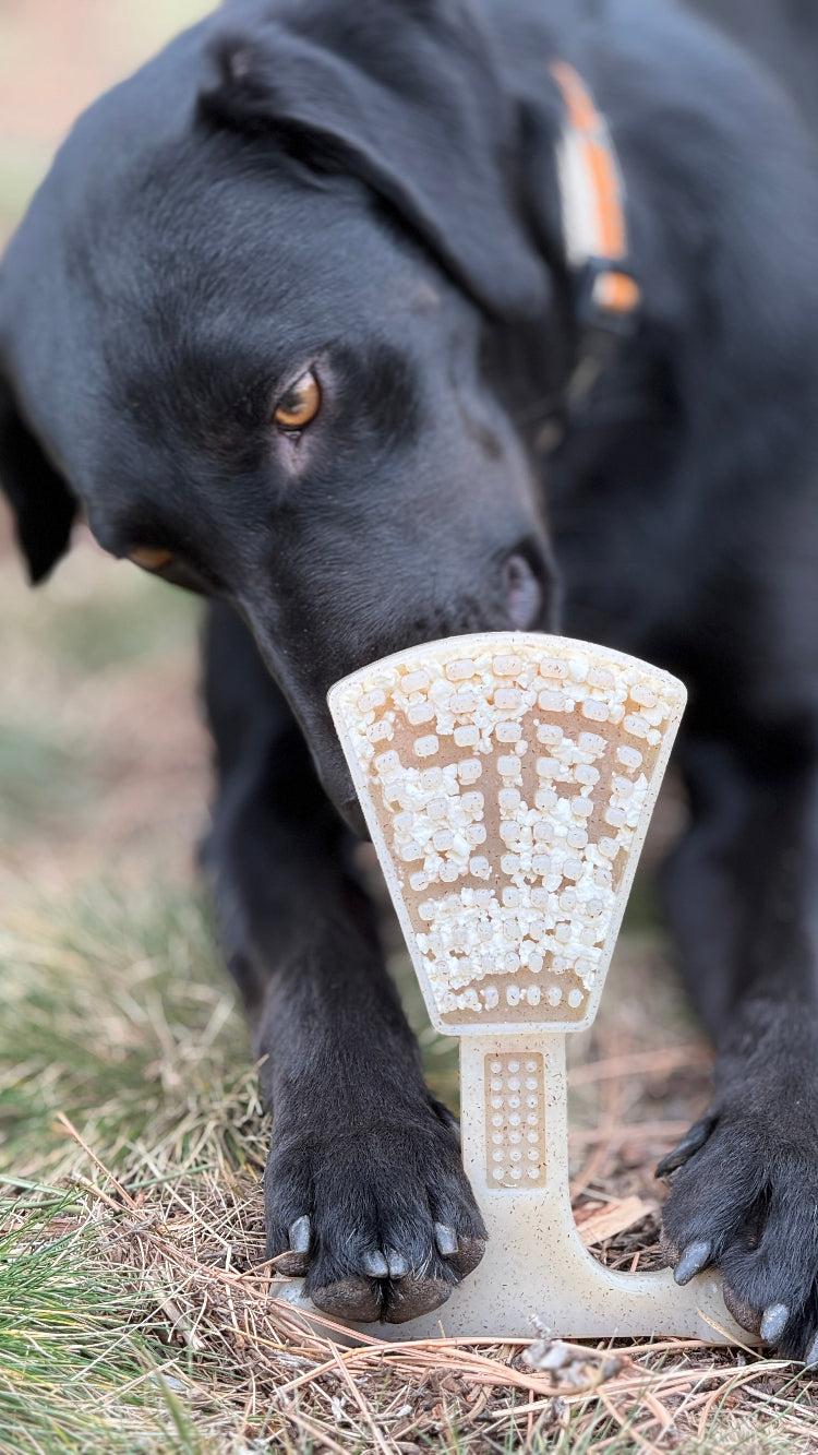 Waffle Tower Nylon Chew & Enrichment Toy for Aggressive Chewers | USA Made