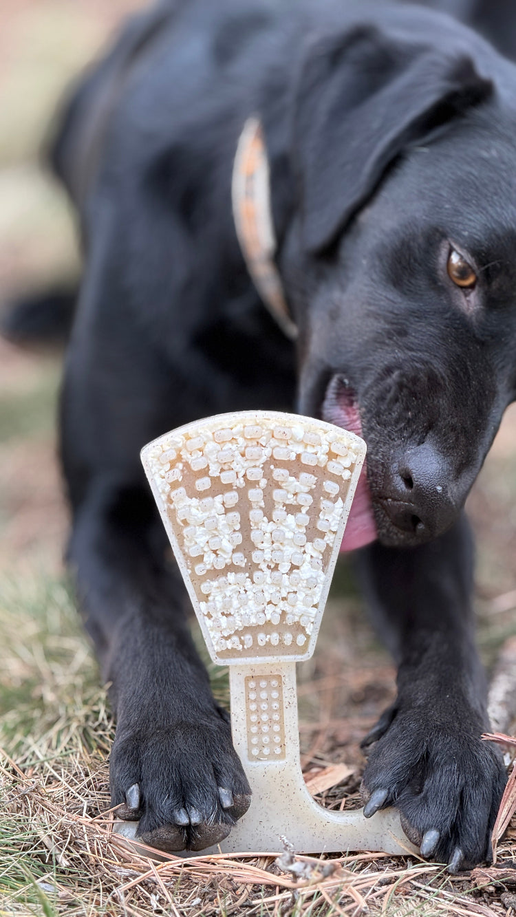 Waffle Tower Nylon Chew & Enrichment Toy for Aggressive Chewers | USA Made