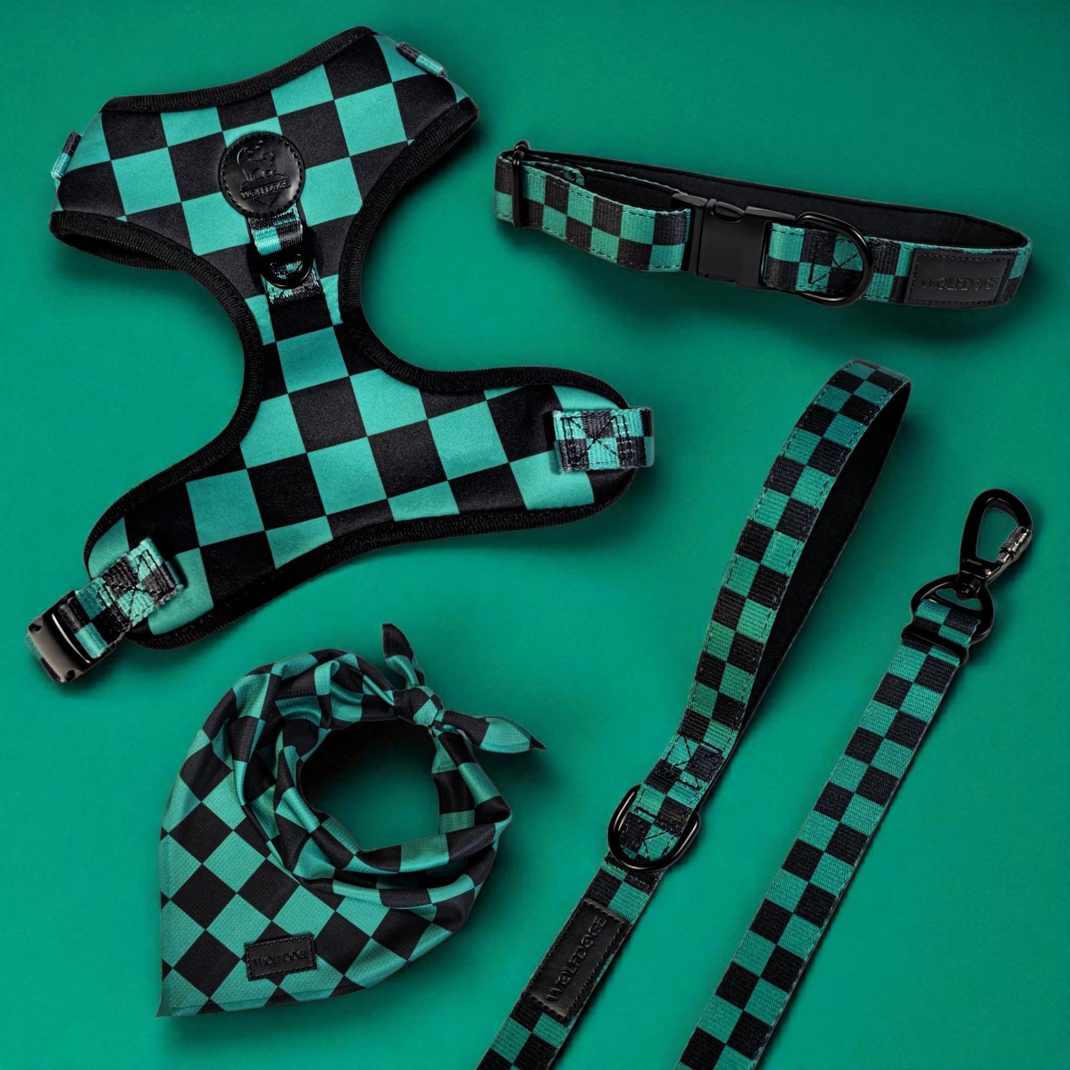 Wolfdoge Ichimatsu Checker Dog Harness – Harnesses | Doggo Dream Shop