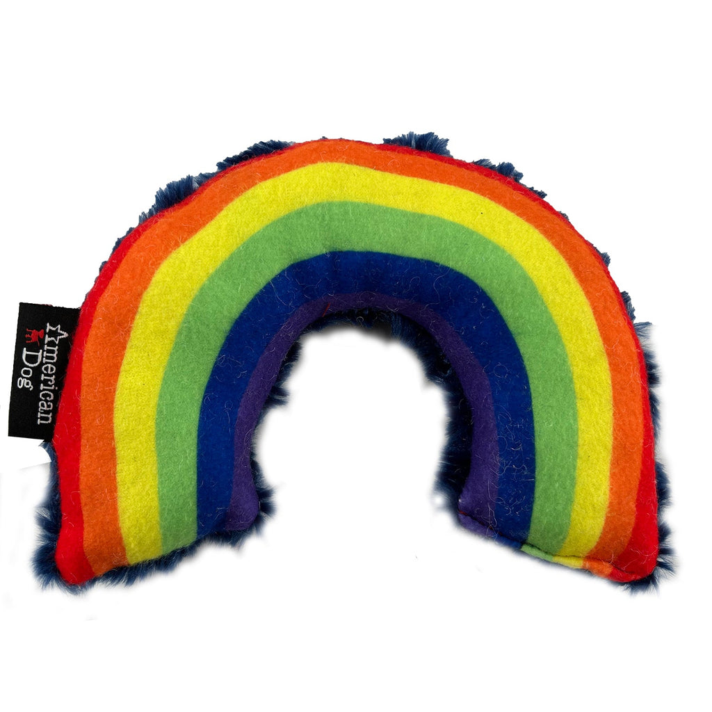 LUCKY DOG $7 Rainbow Plushie – Dog Toys | Doggo Dream Shop