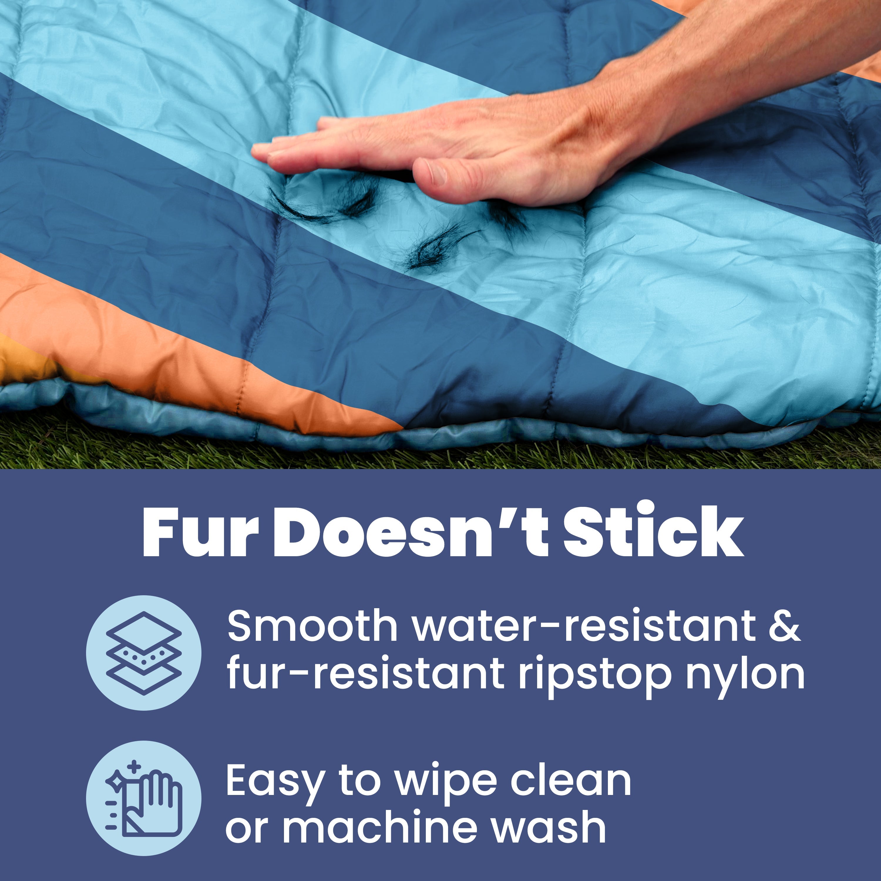 Foldable Travel Dog Bed – Packable, Waterproof & Ripstop Nylon | Rubyloo