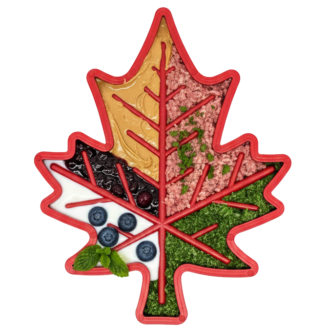 Canadian Maple Leaf Nylon Dog Chew Toy for Aggressive Chewers | USA Made