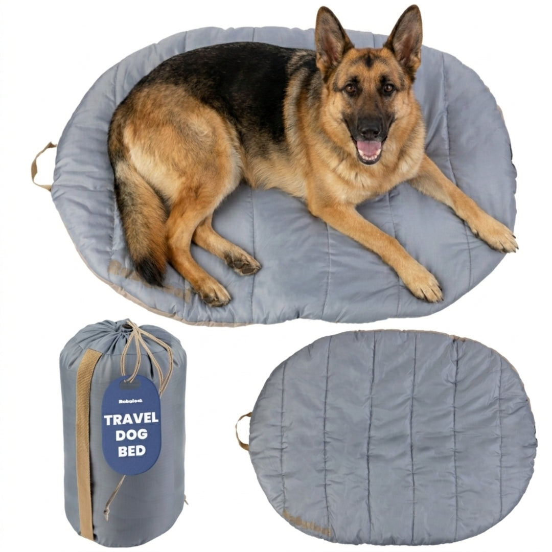 Foldable Travel Dog Bed – Packable, Waterproof & Ripstop Nylon | Rubyloo