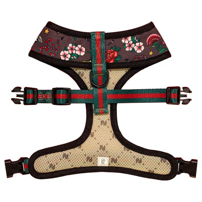 May Flowers Reversible Harness – Reversible Harness | Doggo Dream Shop