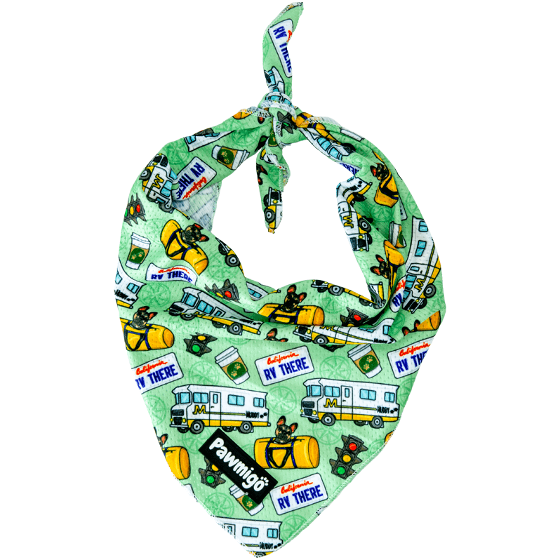 Muddy Paws Cooling Bandana – Seasonal Bandana | Doggo Dream Shop