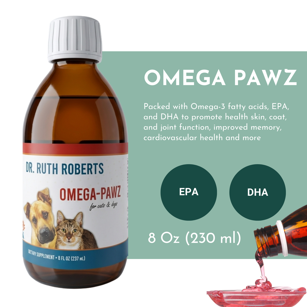 Omega Pawz Liquid Omega-3 Oil for Dogs & Cats | Dr. Ruth Roberts