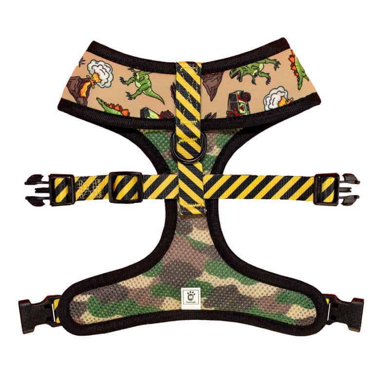 Jurassic Bark Reversible Harness – Reversible Harness | Doggo Dream Shop