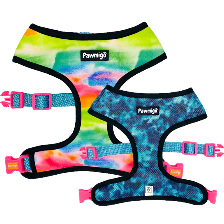 Tie-Dye For Reversible Harness – Reversible Harness | Doggo Dream Shop