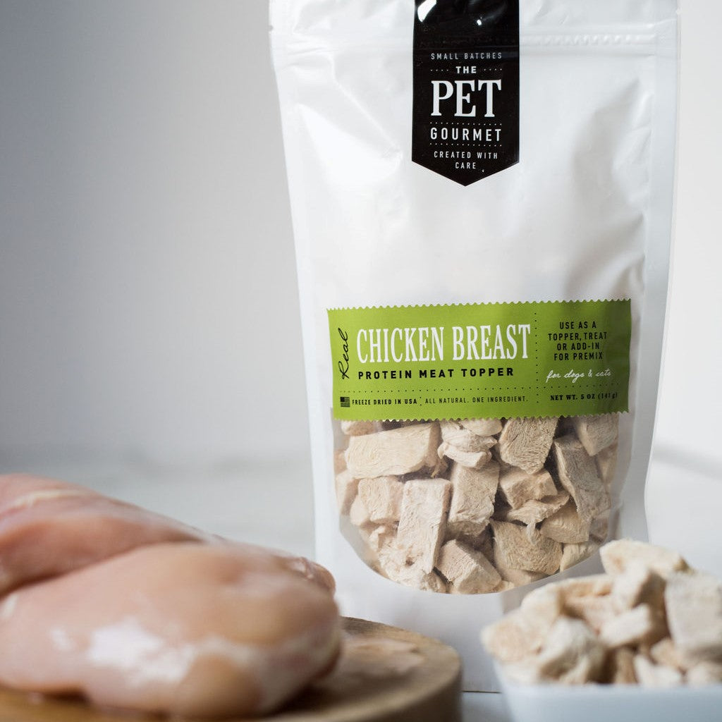 Freeze Dried Chicken Breast Dog Treat | The Pet Gourmet