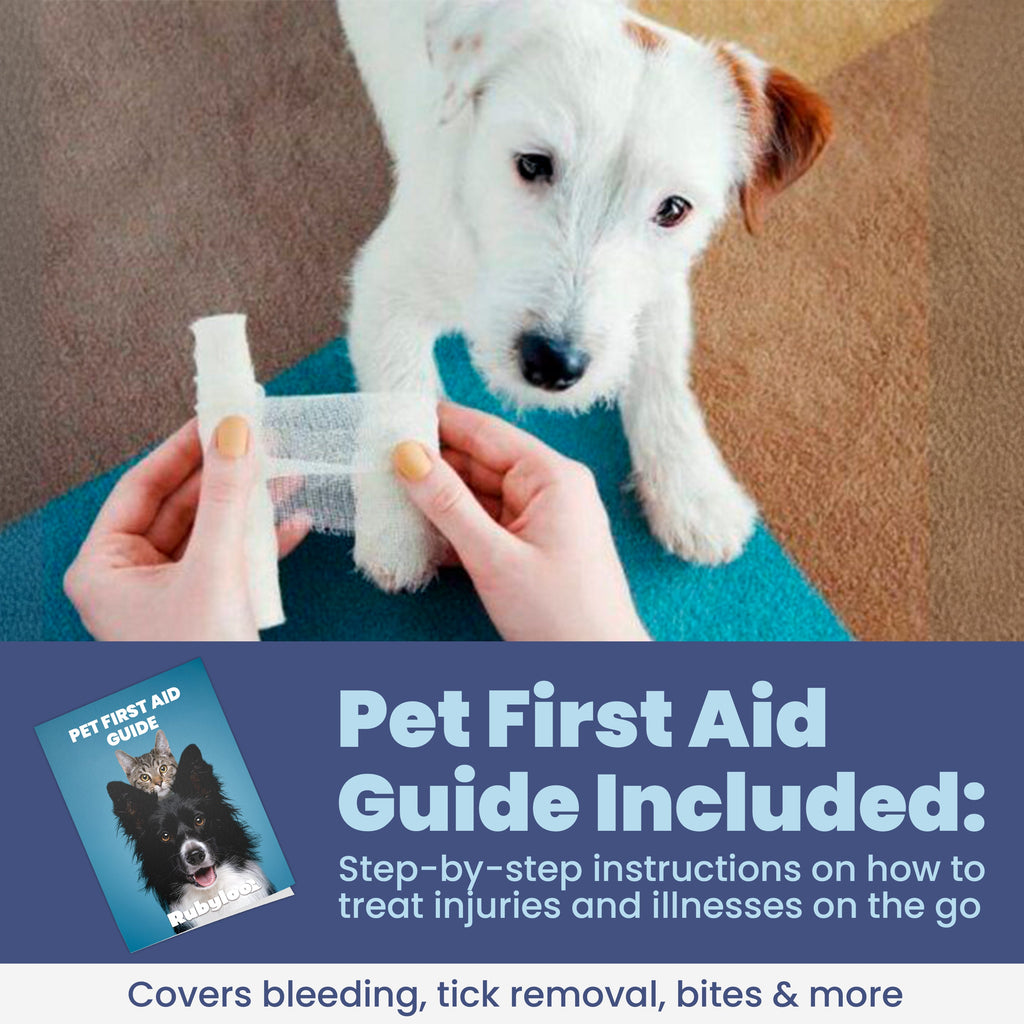 Pet First Aid Kit for Dogs & Cats – Vet-Approved Essentials | Rubyloo