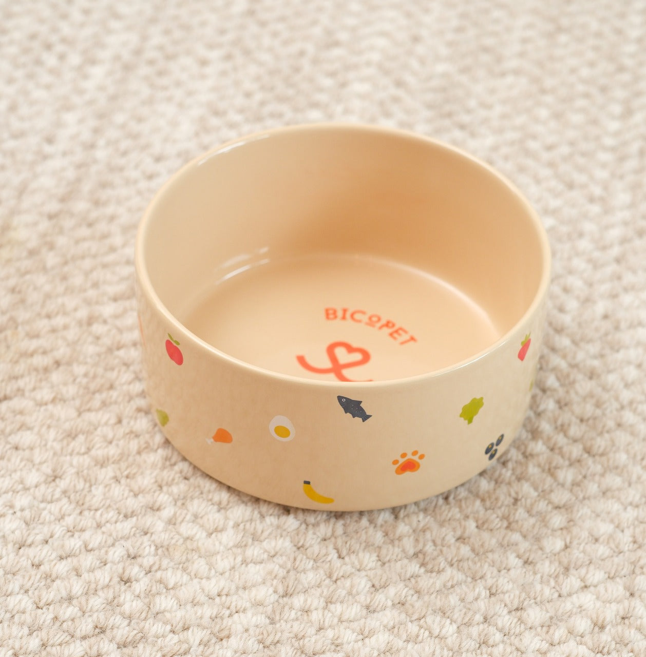 Nomnom Ceramic Dog Bowl – Food-Grade Stoneware, Non-Slip, Dishwasher Safe