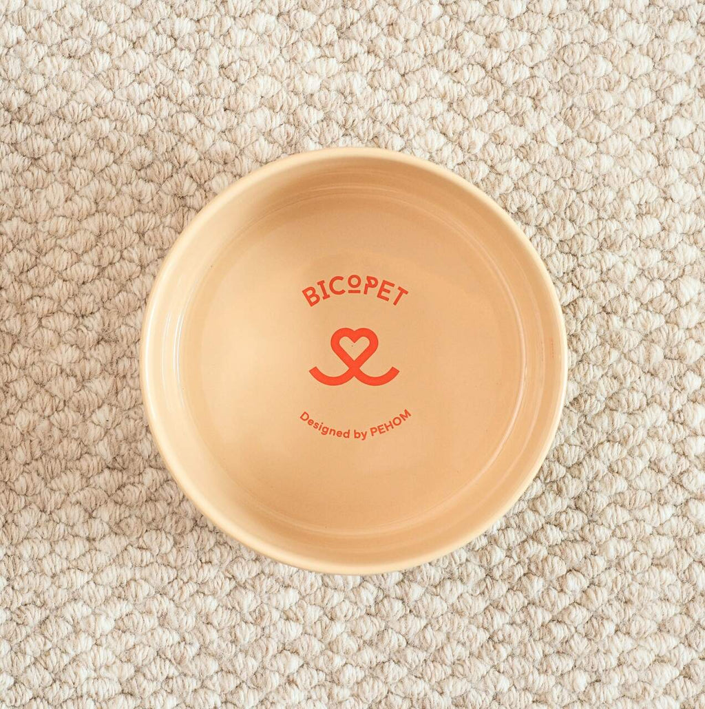 Nomnom Ceramic Dog Bowl – Food-Grade Stoneware, Non-Slip, Dishwasher Safe