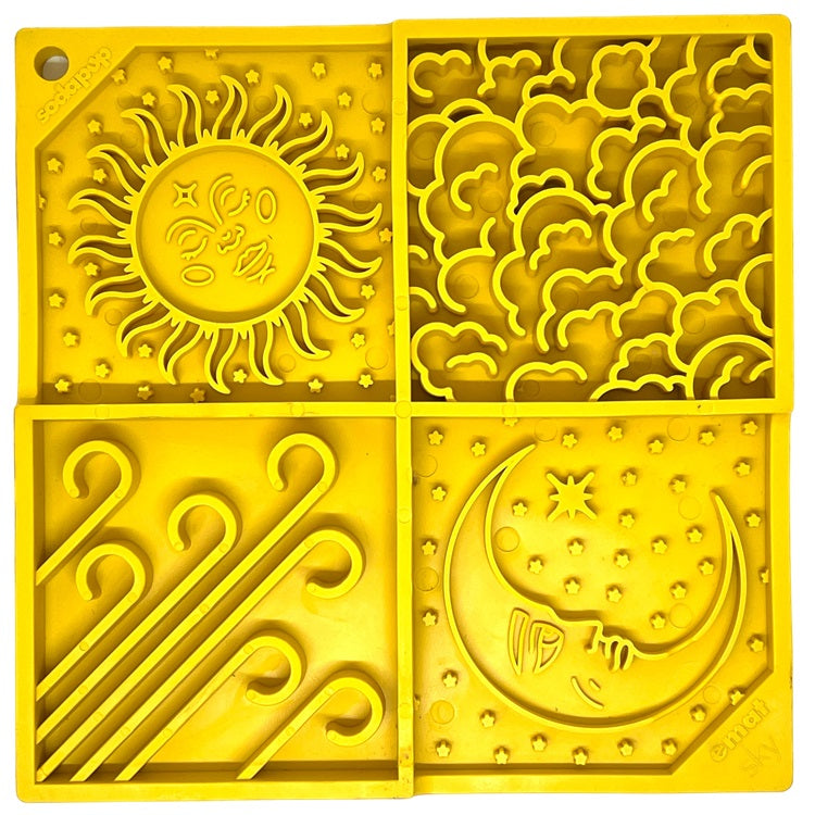 Sky eMat Enrichment Lick Mat for Dogs | Celestial Design | USA Made