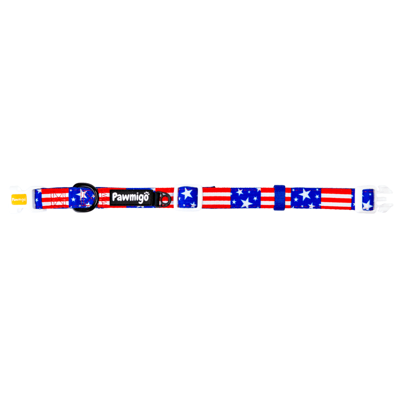 Red, White, & Bark Classic Collar – Collar | Doggo Dream Shop