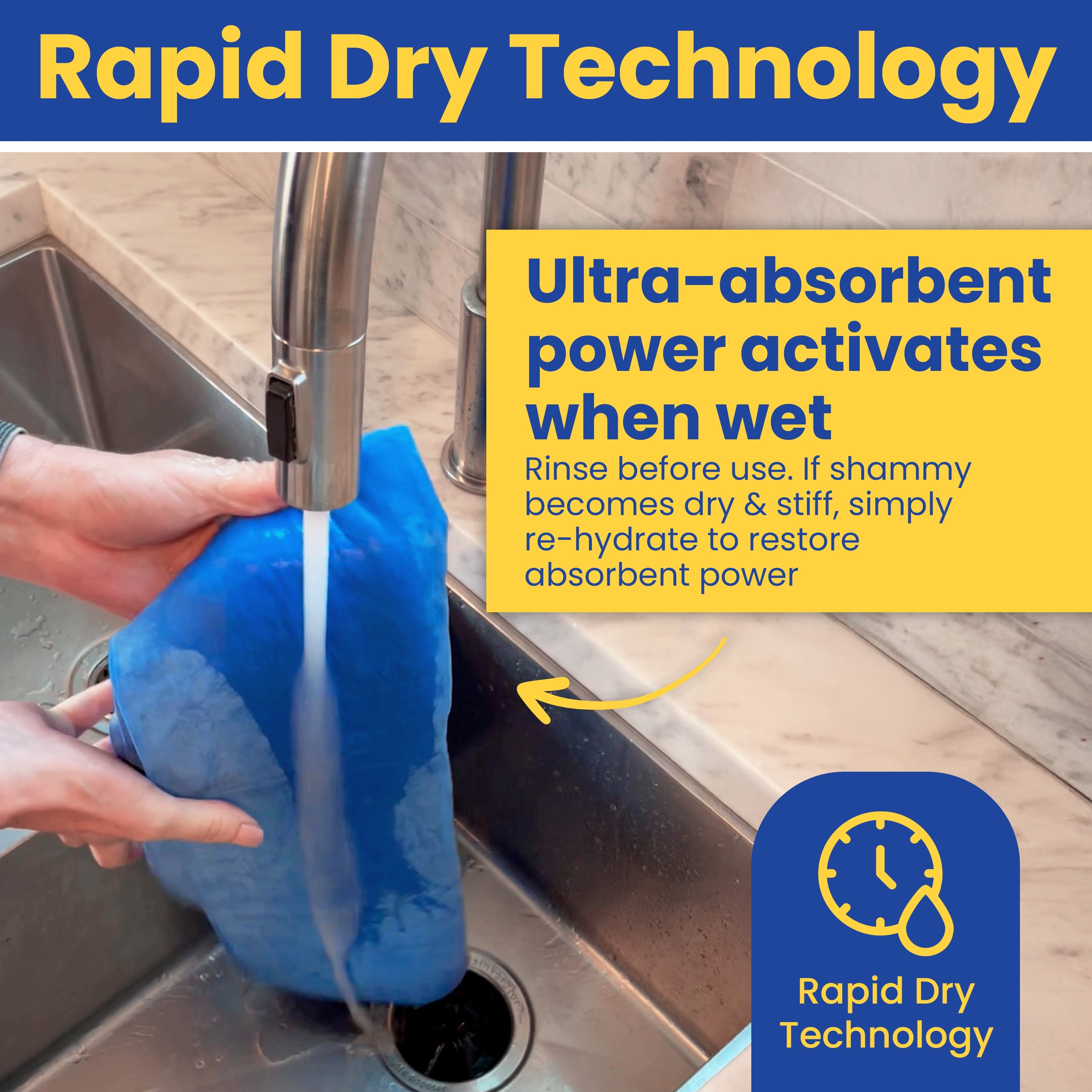 Dog Drying Shammy Towel – Dries 2x Faster Than Cotton | Rubyloo