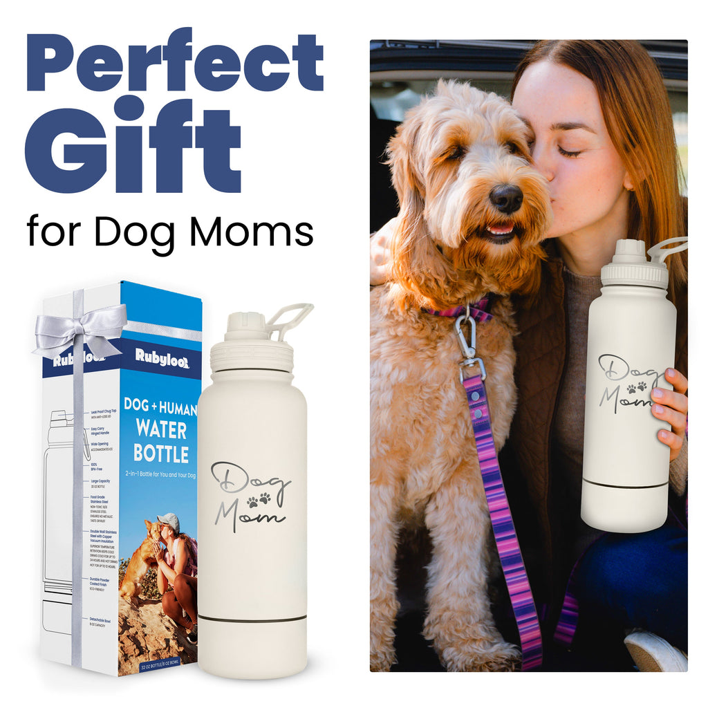 Dog & Human Water Bottle with Detachable Bowl | Rubyloo
