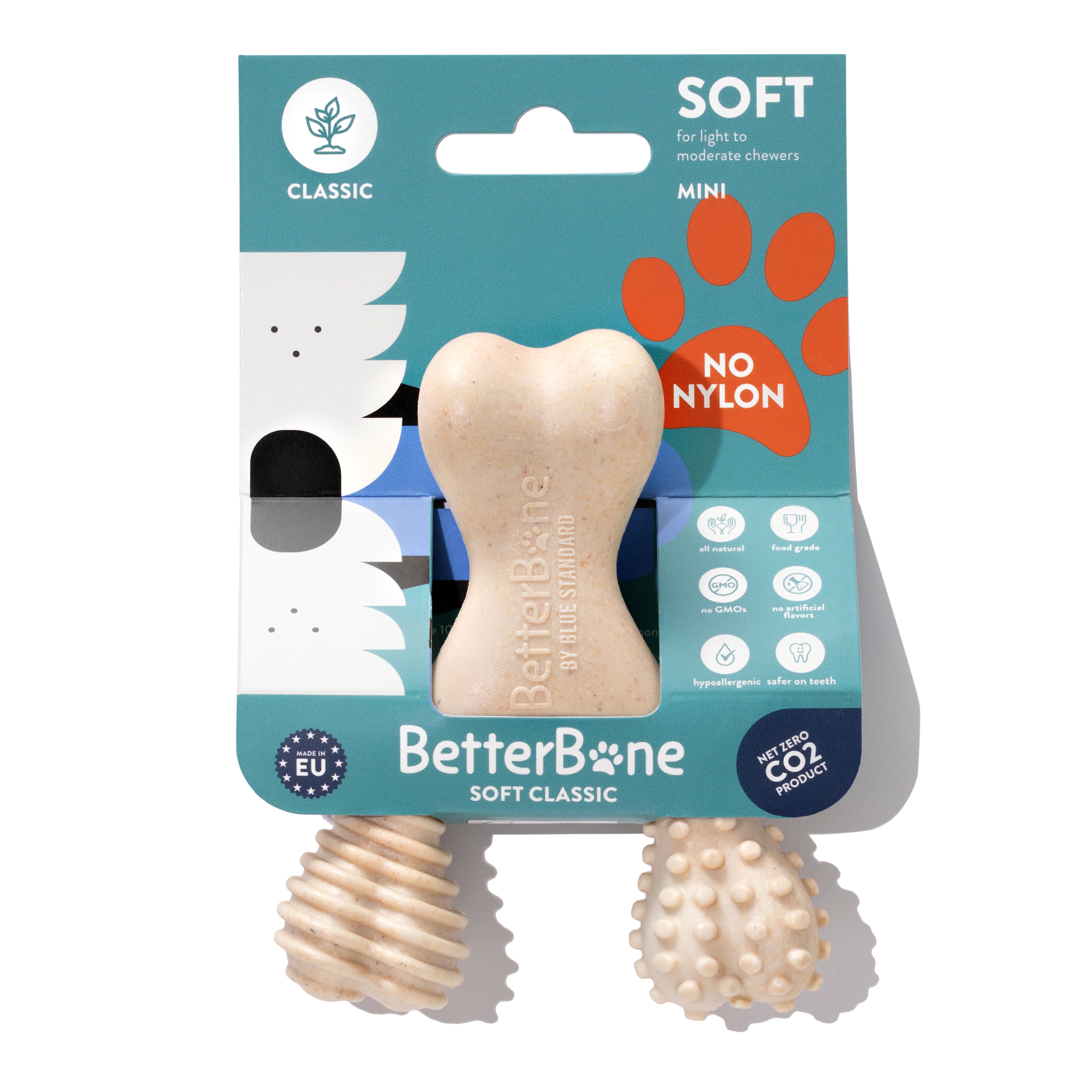 BetterBone SOFT Dog Chew Toy – Natural, Gentle & Perfect for Puppies, Seniors & Light Chewers – Dog Toys | Doggo Dream Shop