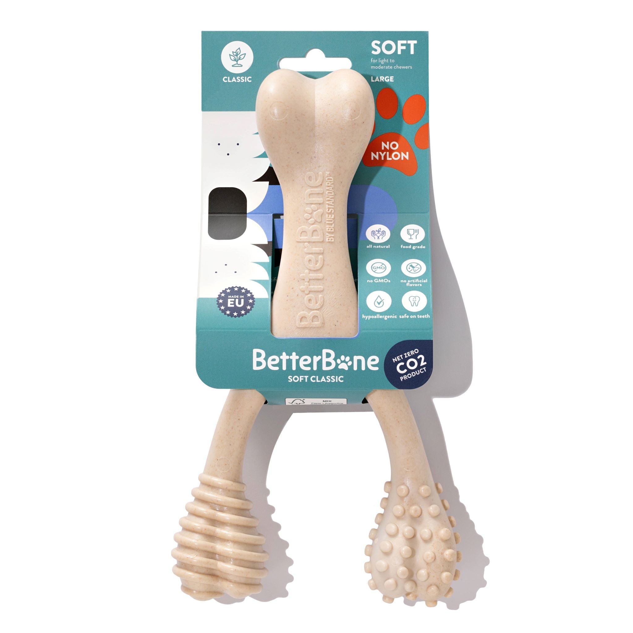 BetterBone SOFT Dog Chew Toy – Natural, Gentle & Perfect for Puppies, Seniors & Light Chewers – Dog Toys | Doggo Dream Shop