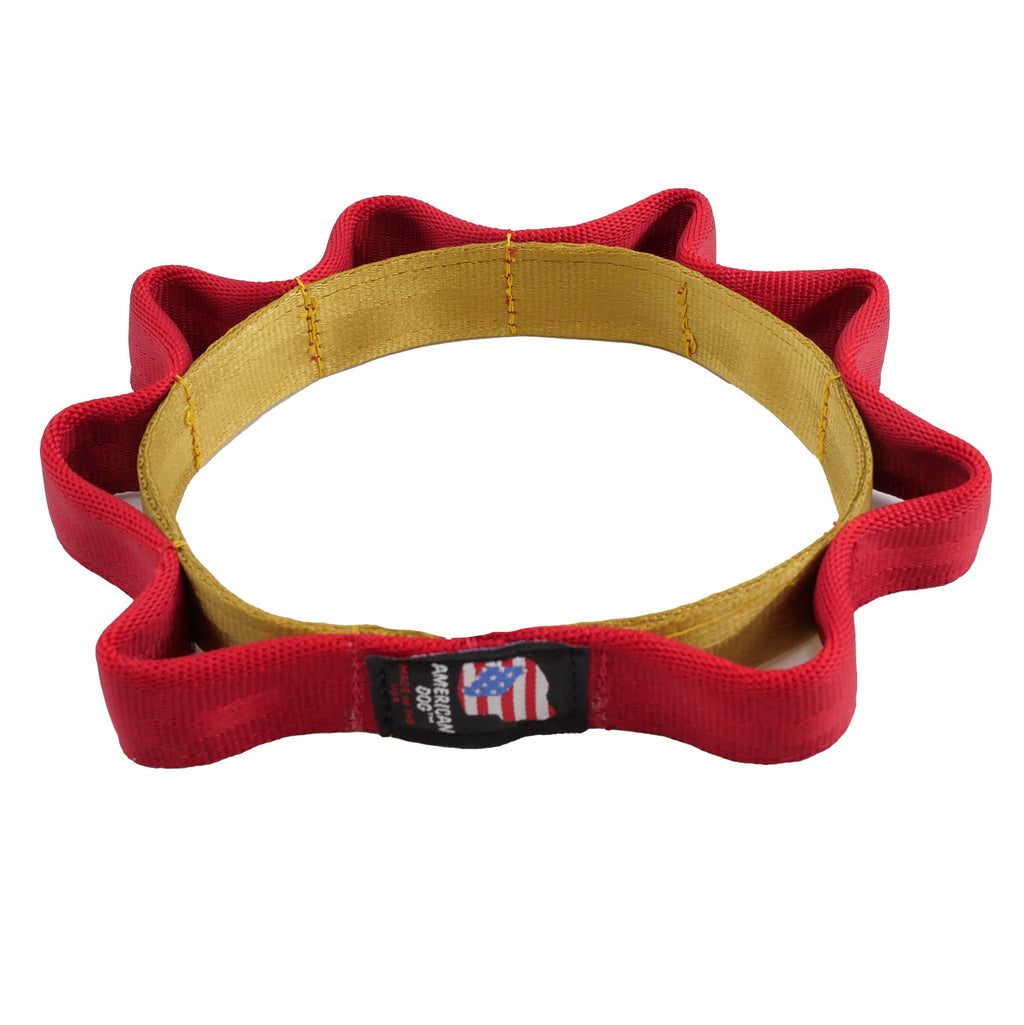 Seatbelt 2 Tone Sprocket Tug Flyer – Dog Toys | Doggo Dream Shop
